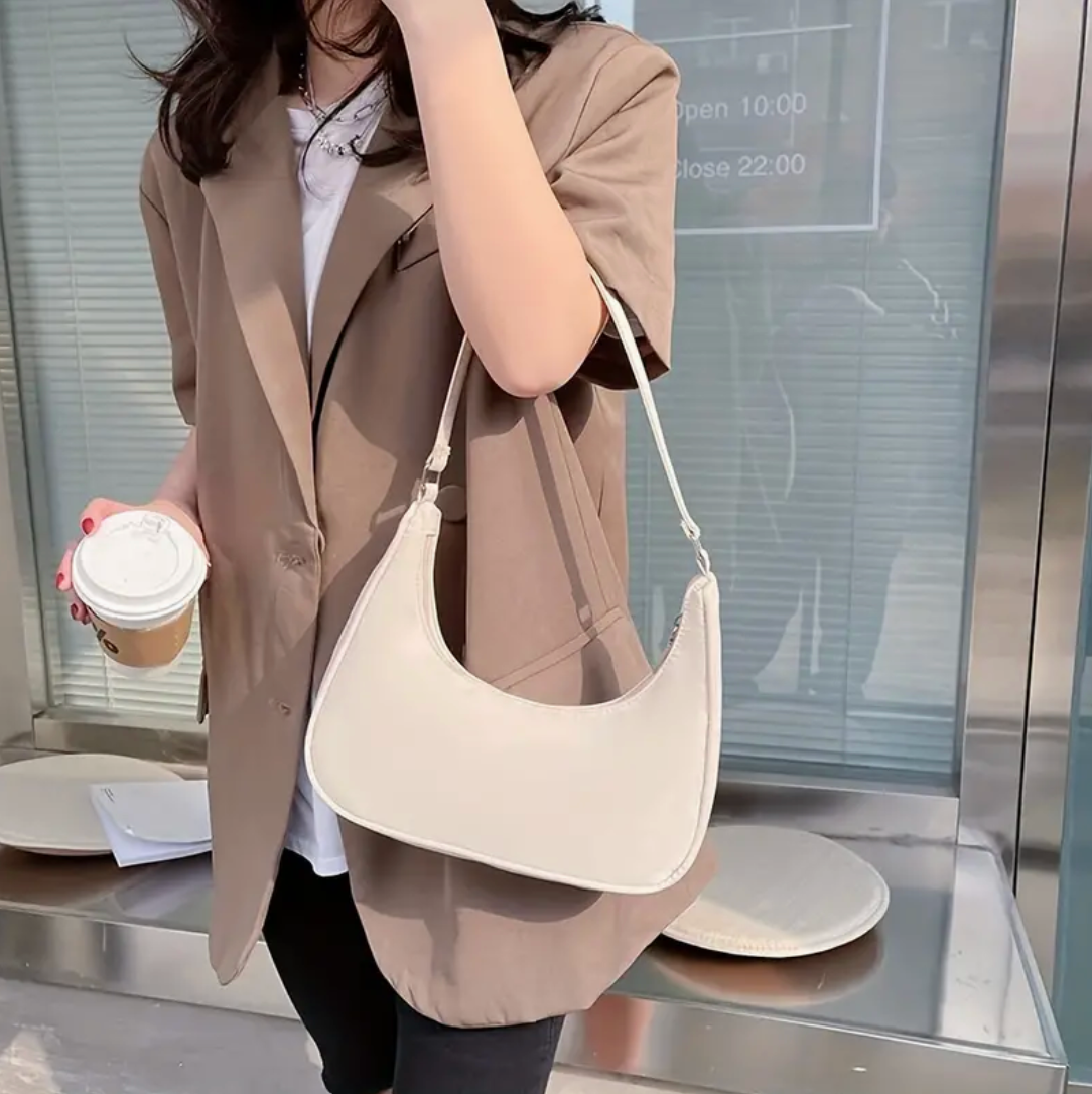 Luxury Half Moon Shoulder Bag